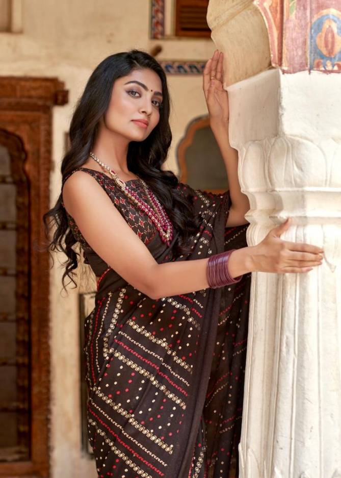 Kashvi Swarangini Fancy Ethnic Wear Wholesale Saree Collection